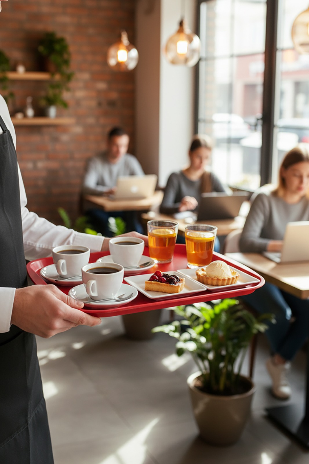 Akyüz Plastik Servis Tepsisi - Kafe Kullanımı